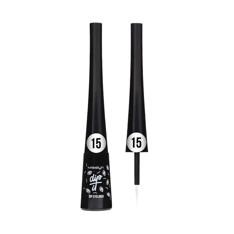 Підводка для очей Misslyn Dip It Dip Eyeliner 15 Pure White, 2.3 мл